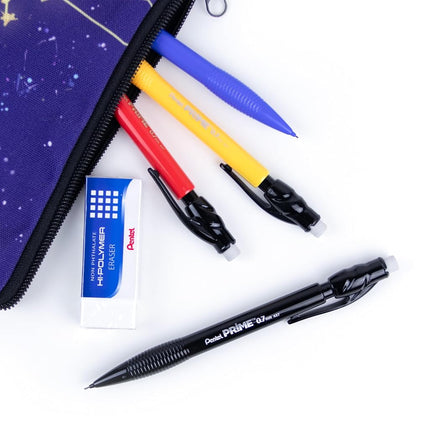 Pentel Prime Mechanical Pencil 0.7mm, Black Barrel, Box of 12 (AX7A)