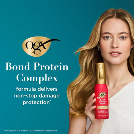 OGX Bond Protein Repair Heat Protect Spray & Leave-in Conditioning Mi 193mL