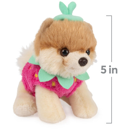 GUND Boo, The World's Cutest Dog Strawberry Plush Toy, Pomeranian Stuffed Animal for Ages 1 and Up, Spring Decor, 12.7 cm