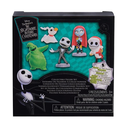 Just Play Disney Tim Burton's The Nightmare Before Christmas Collectible Figure Set, Kids Toys for Ages 3 Up