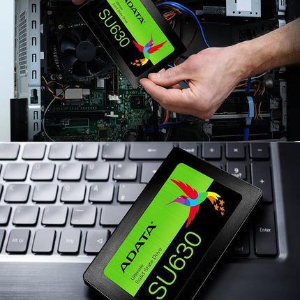 ADATA Ultimate SU630 480GB Solid State Drive, black