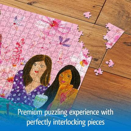Wonder Forge Ladies' Brunch 1000 Piece Jigsaw Puzzle for Adults | Unique, Perfectly-Fitting Pieces | Fun, Vibrant Imagery | Amazon Exclusive