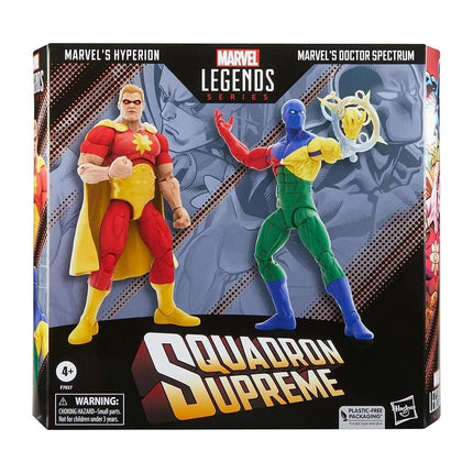 Marvel Squadron Supreme Legends Pack of 2 Hyperion Doctor Spectrum 6-inch Action Figures