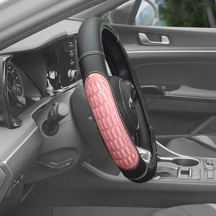 Funda para volante FH Group FH2012BLUE-AVC de ajuste universal de silicona Ultra Grip y piel sintética azul, se adapta a la mayoría de coches, todoterrenos y camiones