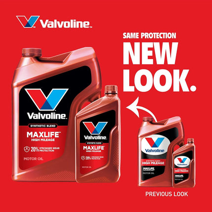 Valvoline MaxLife 10W-30 Synthetic Blend Motor Oil, 4.7l.