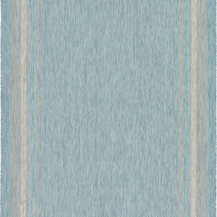 Unique Loom Outdoor Collection Casual Solid Border