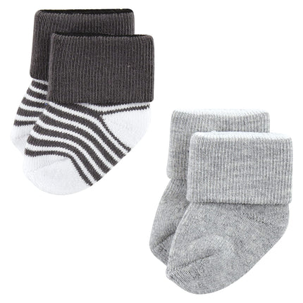 Hudson Baby Baby Girls' Cotton Rich Newborn and Terry Socks, Farm 12-pack, 6-12 Months