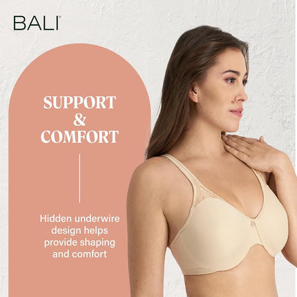 Maidenform Women's Bali - Passion For Minimizer Wired Bra Beige (Gzm), 36C