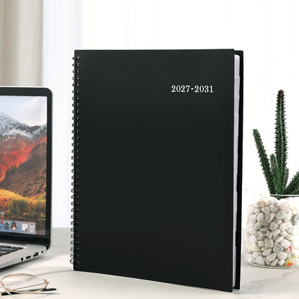 2026-2030 Monthly Planner/Calendar - 5 Year Monthly Planner, Jan. 2026 - Dec. 2030, 9" x 11", 5 Year Calendar Double-Side Pocket + Durable Polypropylene Cover