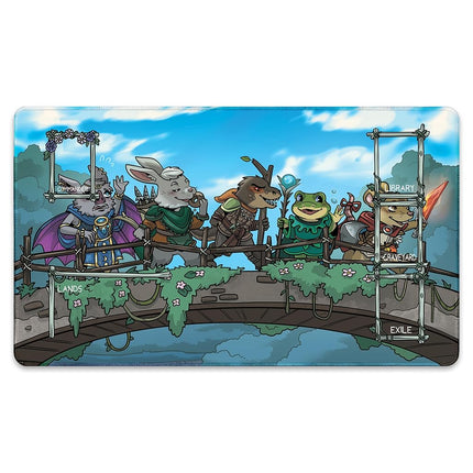 Bloombridge Party - 24x14 Stitched MTG Playmat