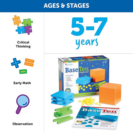 Learning Resources Brights! Base Ten Starter Set