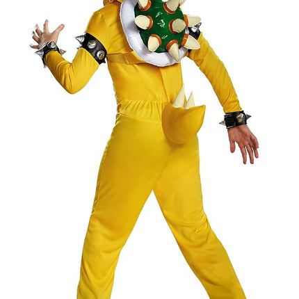 Disfraz de Lujo de Bowser de Super Mario Bros. para Niños Talla L