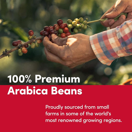 Tim Horton's 100% Arabica Medium Roast, French Vanilla, Ground Coffee, 12 Ounce