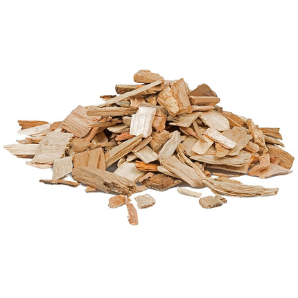 Smoking Chips - (Bourbon Soaked Oak) Kiln Dried, 100% Natural Coarse Wood Smoker Shavings - 2lb Barbecue Chips