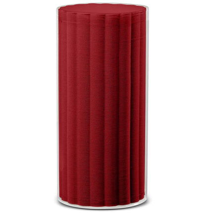 Disposable Burgundy Paper Coasters for Drinks, 3.5 Inch Round Coasters for Bar, Cocktail, Beverage, Wine Or Event, 500 Pack Bulk
