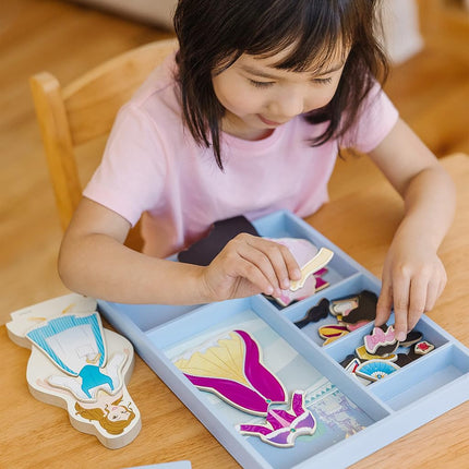 Belle Wooden Magnetic Dress-Up Play Set