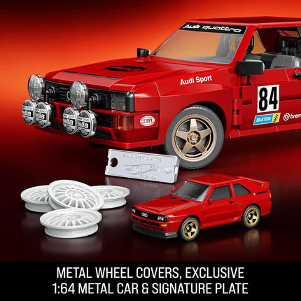 Mattel Brick Shop Hot Wheels '84 Audi Sport Quattro Building Kit