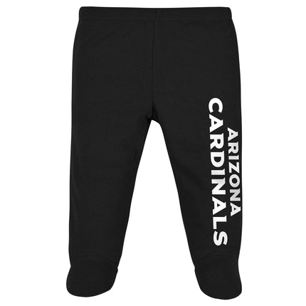 Ensemble 3 pièces pour bébé garçon Gerber NFL : body, pantalon à pieds et bonnet, Arizona Cardinals, 3-6 mois