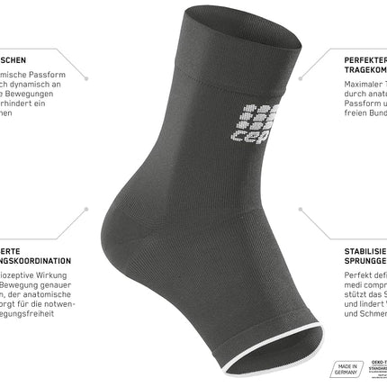 CEP Unisex Compression Ankle Sleeve - Black - I