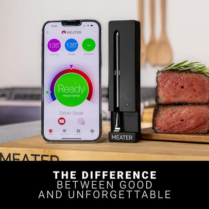 MEATER SE: Smart Bluetooth Wireless Meat Thermometer Digital | 50+ Master Class Recipes in Free App | Internal & Ambient Temp | Ideal for Oven, Grill, Kitchen, BBQ, Smoker, Air Fryer, Sous Vide