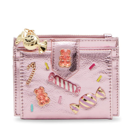 Betsey Johnson Candy Bifold Wallet, Pink, Pink, On