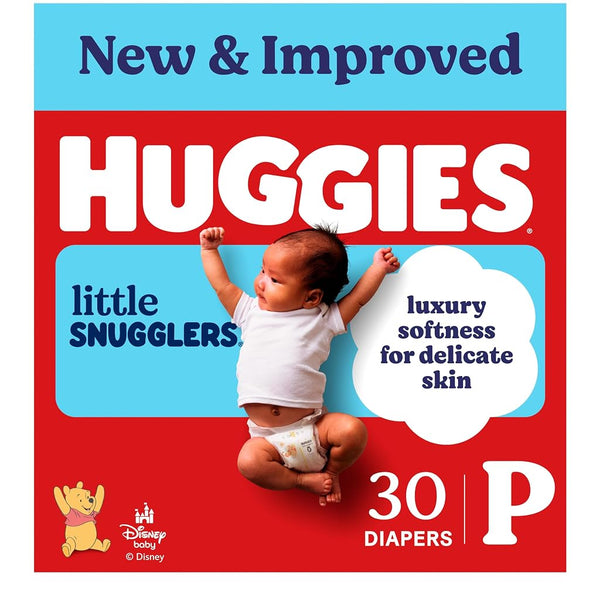 Huggies Preemies Premature Nappies - Pack of 30