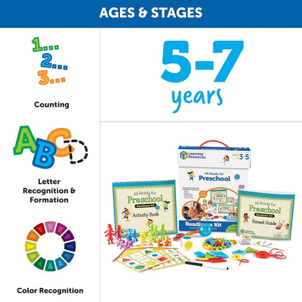 Games Kids - Learning Resources All Ready For Preschool Readiness Kit Toys New LER3477