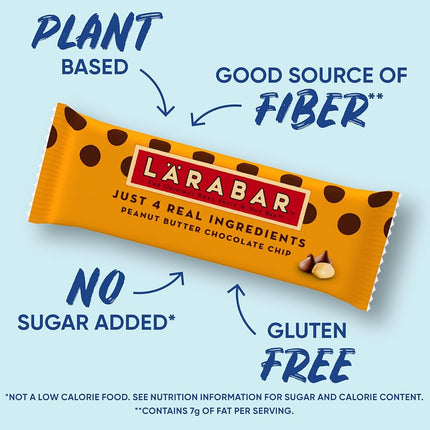 Larabar Peanut Butter Chocolate Chip Box of 16