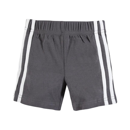 Pantalones cortos de bebé unisex Hudson Baby, paquete de 4, azul, 6-9 meses