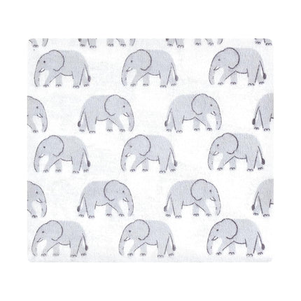 Hudson Baby Mantas de franela de algodón de lujo de 4 unidades para bebés unisex, Safari Friends, talla única