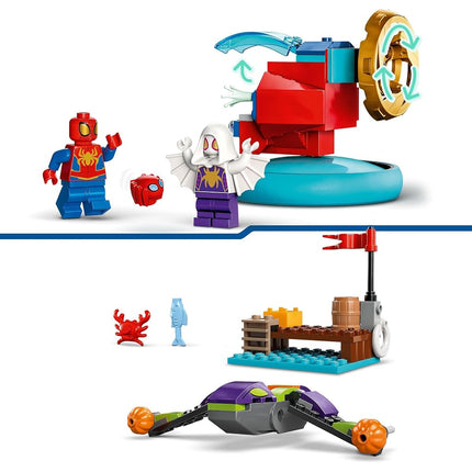 LEGO Marvel Spidey and his Amazing Friends Spidey vs. Green Goblin Super Hero Building Toy with Minifigures, Gift for 4 Plus Year Old Kids, Boys, Girls & Fans of Spider-Man and Cool Vehicles 10793
