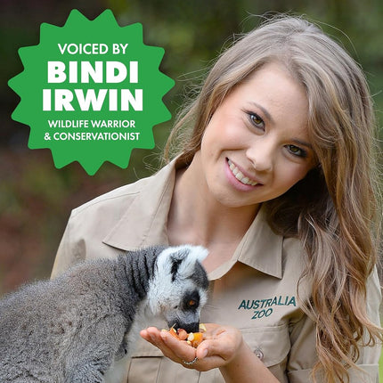 Learning Resources GeoSafari Jr. Talking Microscope Featuring Bindi Irwin: Microscope for Kids, STEM & Science Toy, Interactive Learning, Kids Microscope, Toy Gift Ages 3+