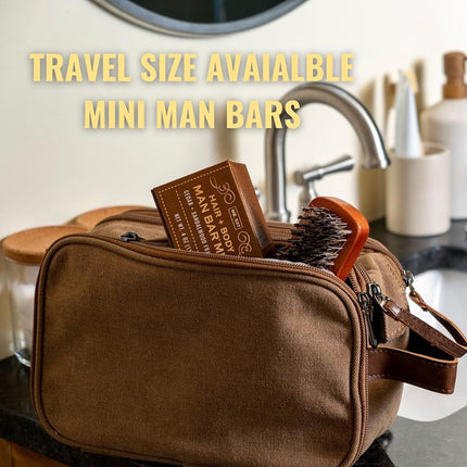 San Francisco Soap Company Hydrating Man Bar, Siberian Fir, 10 Ounce