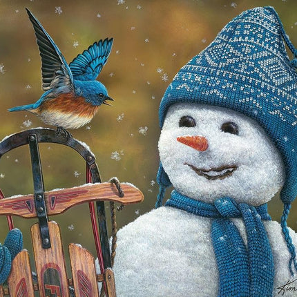 Buffalo Games Snow Brother By Kim Norlien Jigsaw Puzzle From The Holiday Collection (300 Pieces)