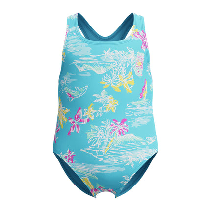 Speedo Girl's Swimsuit One Piece Thick Strap Racer