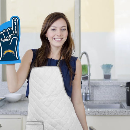 YouTheFan NFL Los Angeles Chargers #1 Oven Mitt, 13.25" x 6.5"