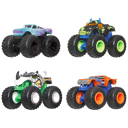 Hot Wheels Monster Trucks Half Hazards Multipack of 4
