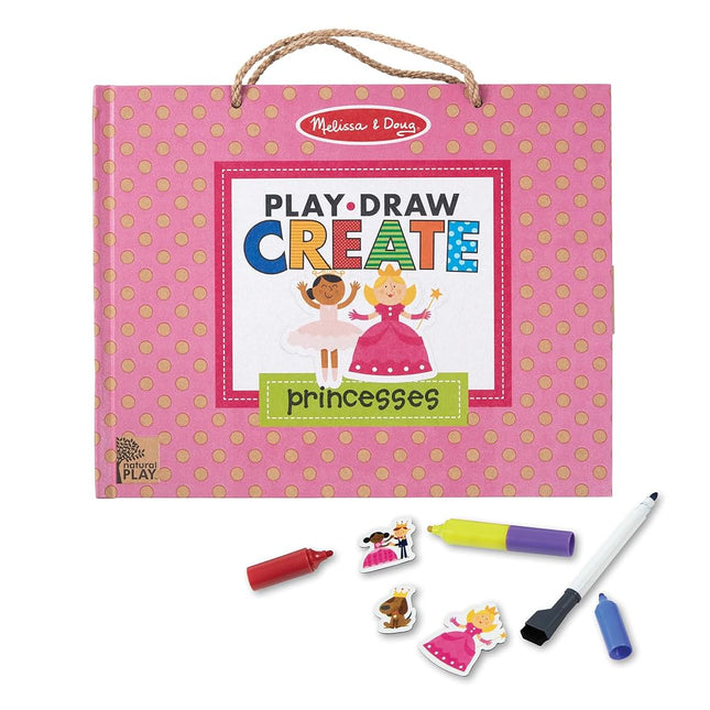 Play, Draw, Create - Princess [Toy] [Sep 27, 2019] Melissa & Doug