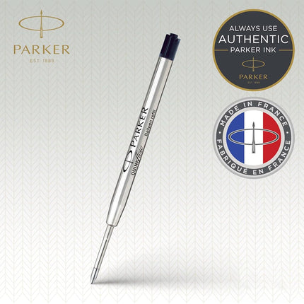 Parker Ballpoint Pen Refills | Medium Point | Black QUINKflow Ink | 3 Count