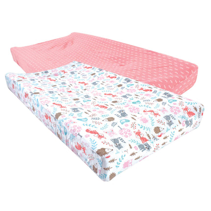 Hudson Baby Unisex Baby Cotton Changing Pad Cover,