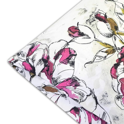 Sweet Home Collection Luxury Bedding Set with Flat, Fitted Sheet, 2 Pillow Cases, Microfiber, Dolce, Full
