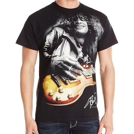 Liquid Blue Men's Slash Guitar T-Shirt, Black, XXL