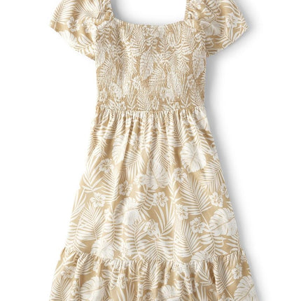 The Children's Place Women's Family Matching Dresses, Mommy and Me Casual, Brown, XXL