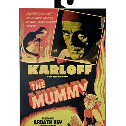 NECA Universal Monsters La Momie Figurine, Karloff l'Étrange, avec Accessoires