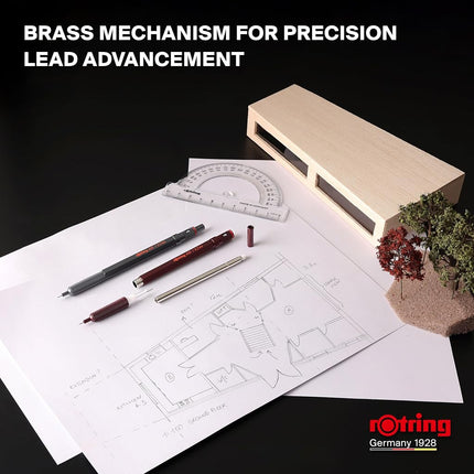 rOtring 2204410 600 Chocolate Truffle, 0.02 inch (0.5 mm), Gift Box