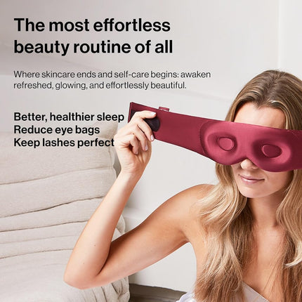 Dore & Rose — Mulberry Silk Sleep Mask for Women & Men, 3D Contour Blackout with cups, Pure Silk Eye Masks for Sleep, Travel Night - Eye Cover, Sleeping Mask, Sleepmask, Eyemask, Pods, Lash Extensions