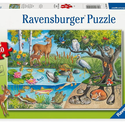 Ravensburger Children Puzzles Animals Above & Below - Ages 4+