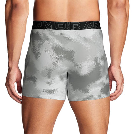 Under Armour Men's Performance Tech Boxerjock Brief Underwear, 6" Inseam, All-Day Comfort & Ultra-Soft, 1-Pack, White Diffuse Print, 5XL