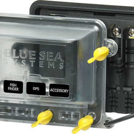 Blue Sea Systems 2356100 100A Water-Resistant Busbar, Manual Cover