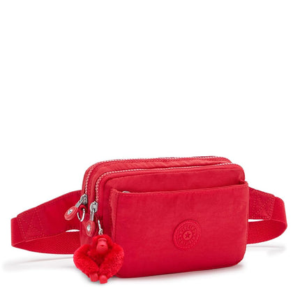 Sac bandoulière convertible Kipling Abanu Multi pour femme, rouge, taille unique